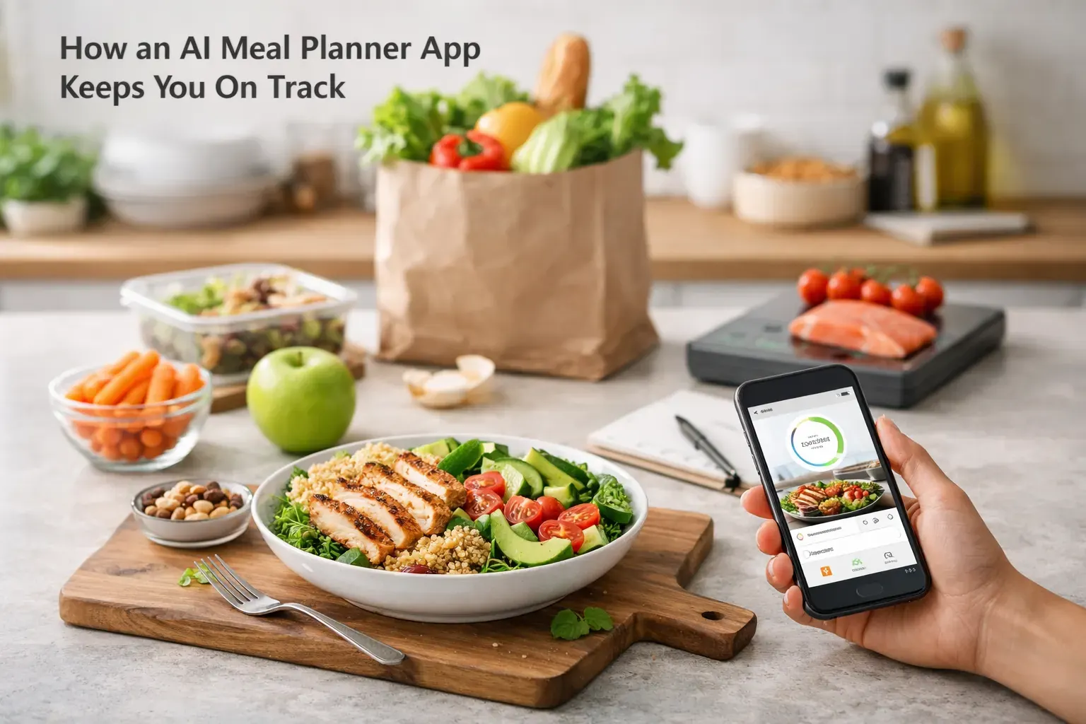 Calorie Bank Credit article illustration for How an AI Meal Planner App Keeps You On Track