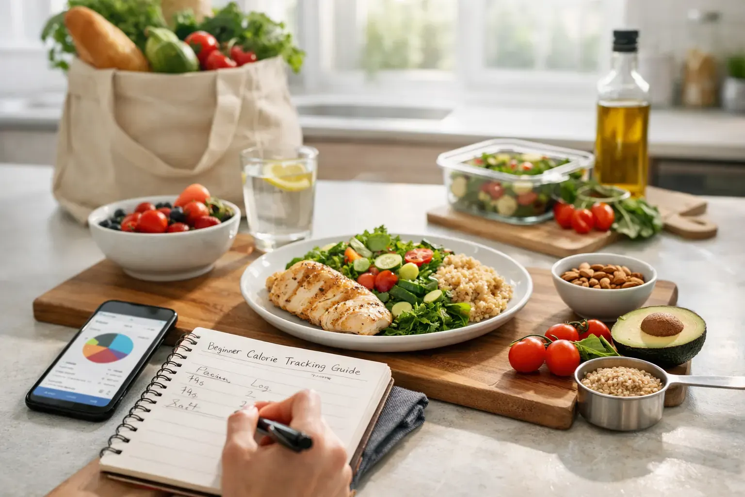 صورة توضيحية لمقال Calorie Bank Credit حول دليل تتبّع السعرات للمبتدئين الذي يعمل فعلاً