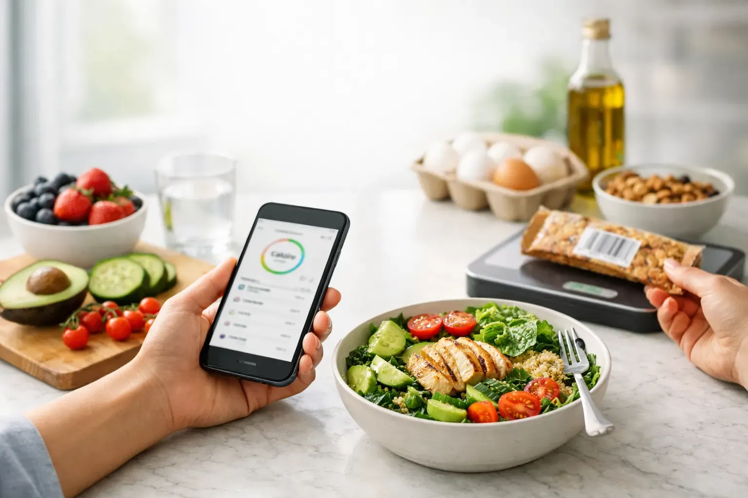 Ілюстрація статті Calorie Bank Credit про 7 найкращих додатків для обліку прийомів їжі