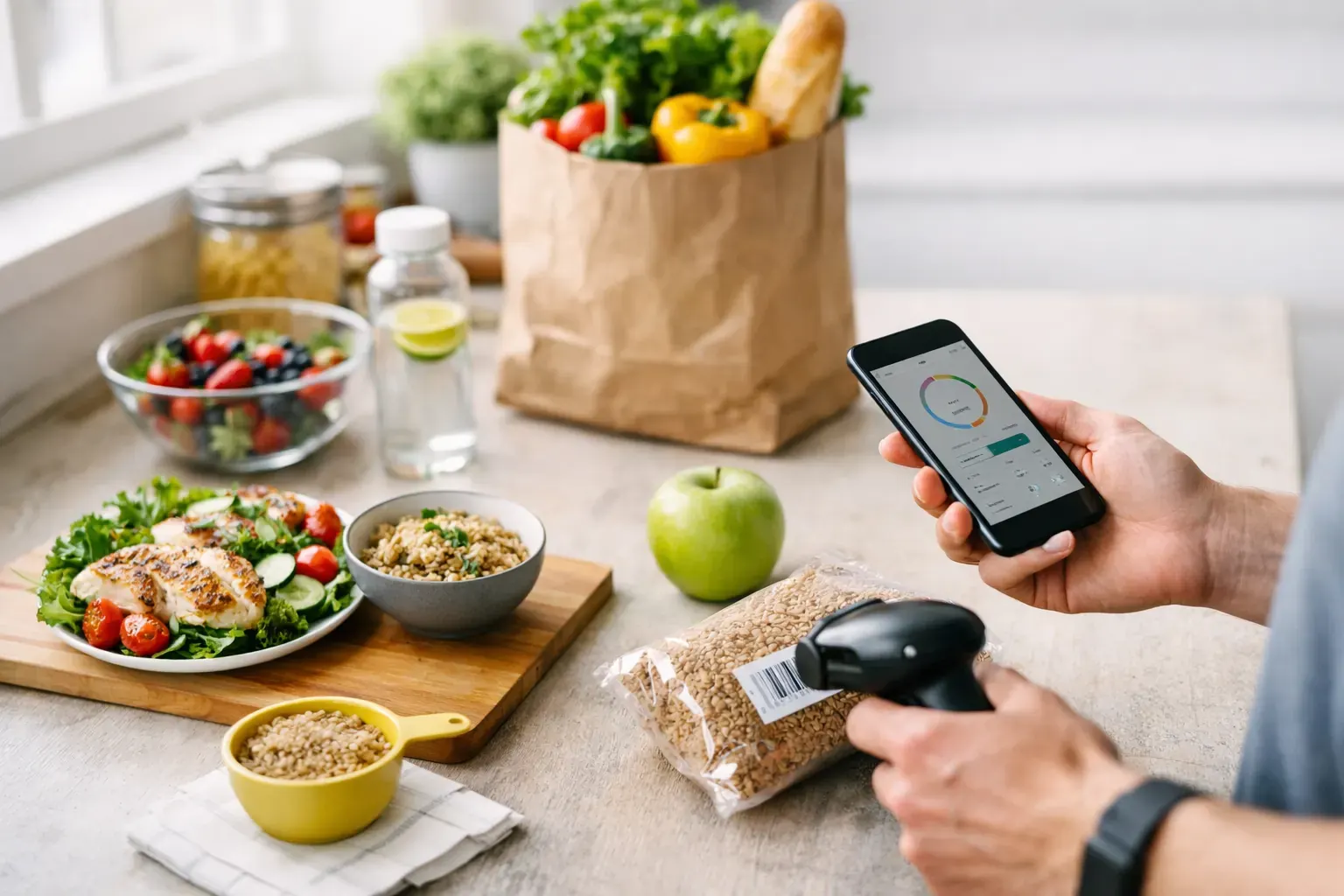 Ilustración del artículo de Calorie Bank Credit sobre La mejor app de presupuesto calórico diario para la vida real