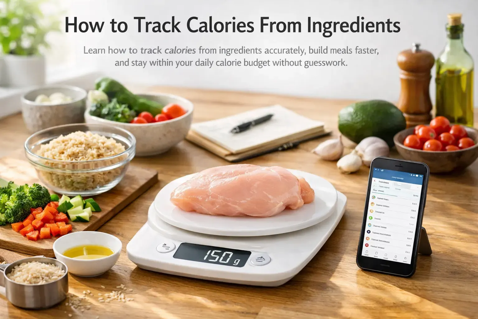 Иллюстрация статьи Calorie Bank Credit о теме Как считать калории по ингредиентам