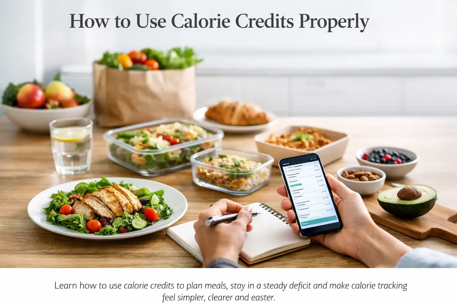 صورة توضيحية لمقال Calorie Bank Credit حول كيفية استخدام أرصدة السعرات بشكل صحيح