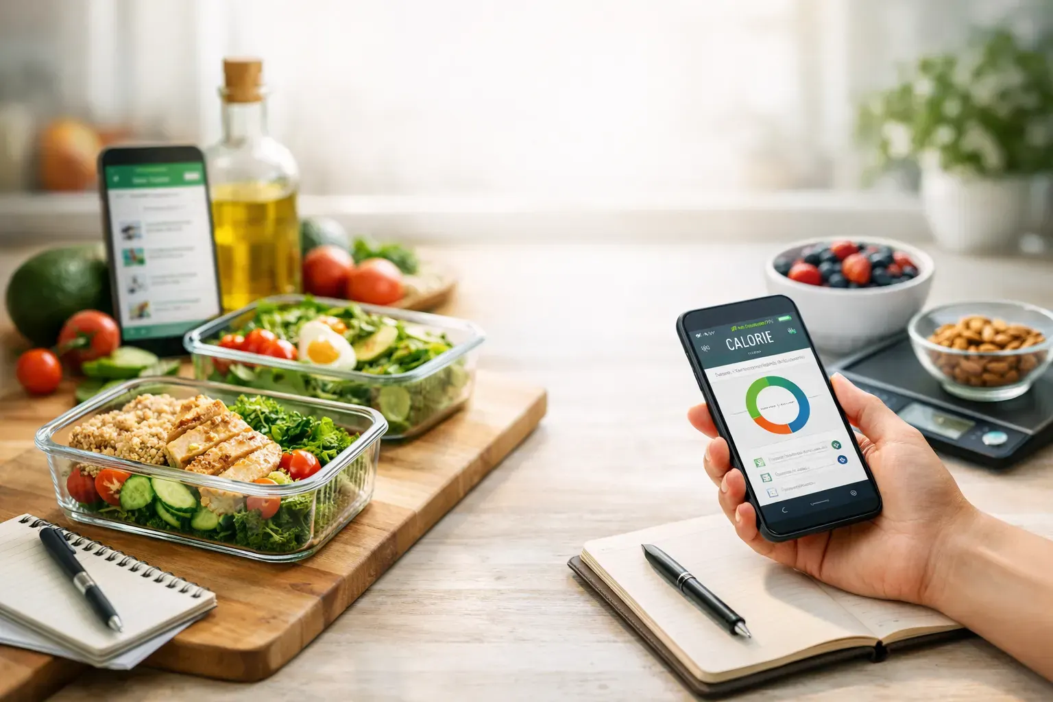 Иллюстрация статьи Calorie Bank Credit о теме Планировщик меню или трекер: что вам подходит?