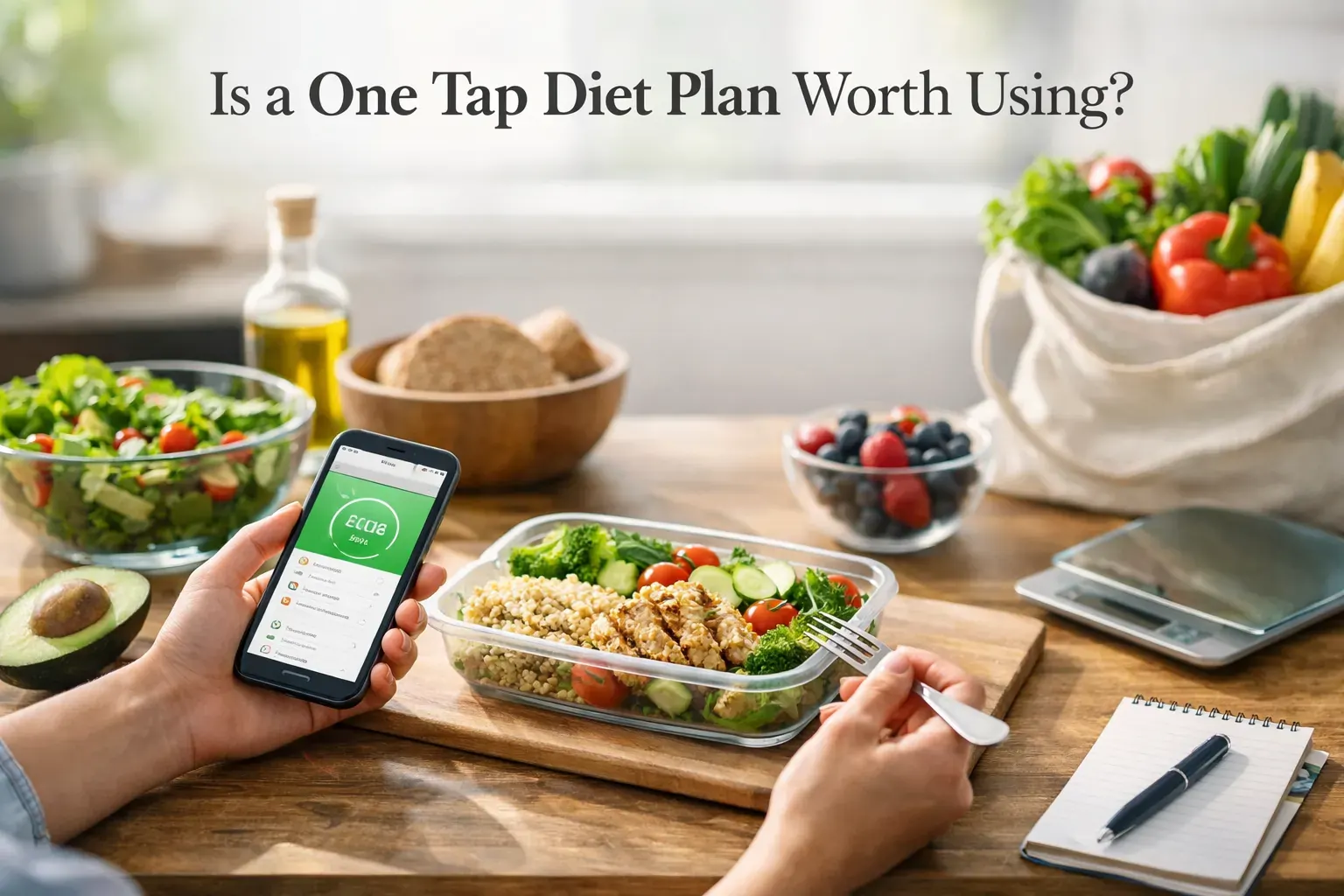 صورة توضيحية لمقال Calorie Bank Credit حول هل تستحق خطة غذائية بنقرة واحدة الاستخدام؟