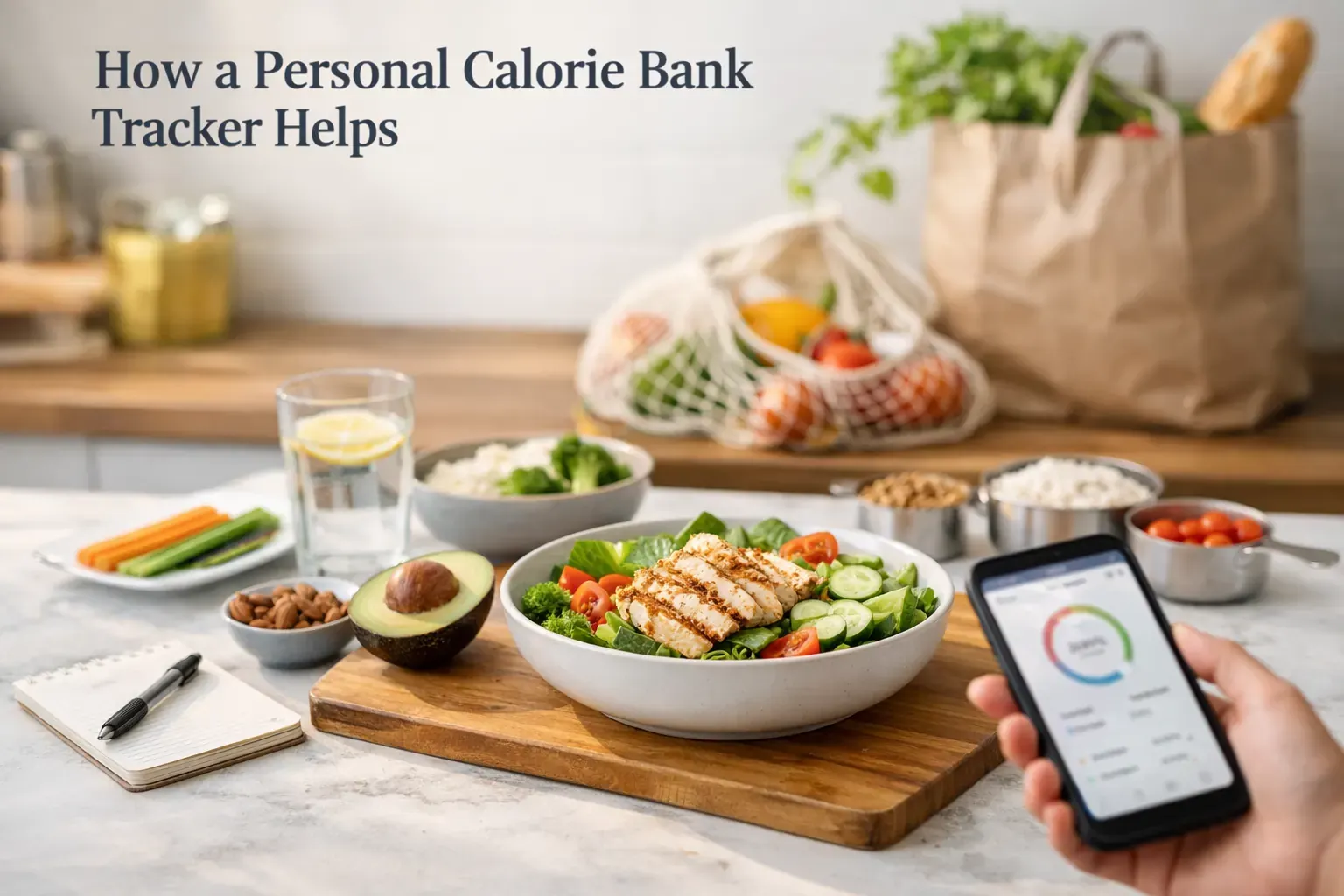 Illustration zum Calorie Bank Credit Artikel über Wie ein persönlicher Calorie-Bank-Tracker hilft