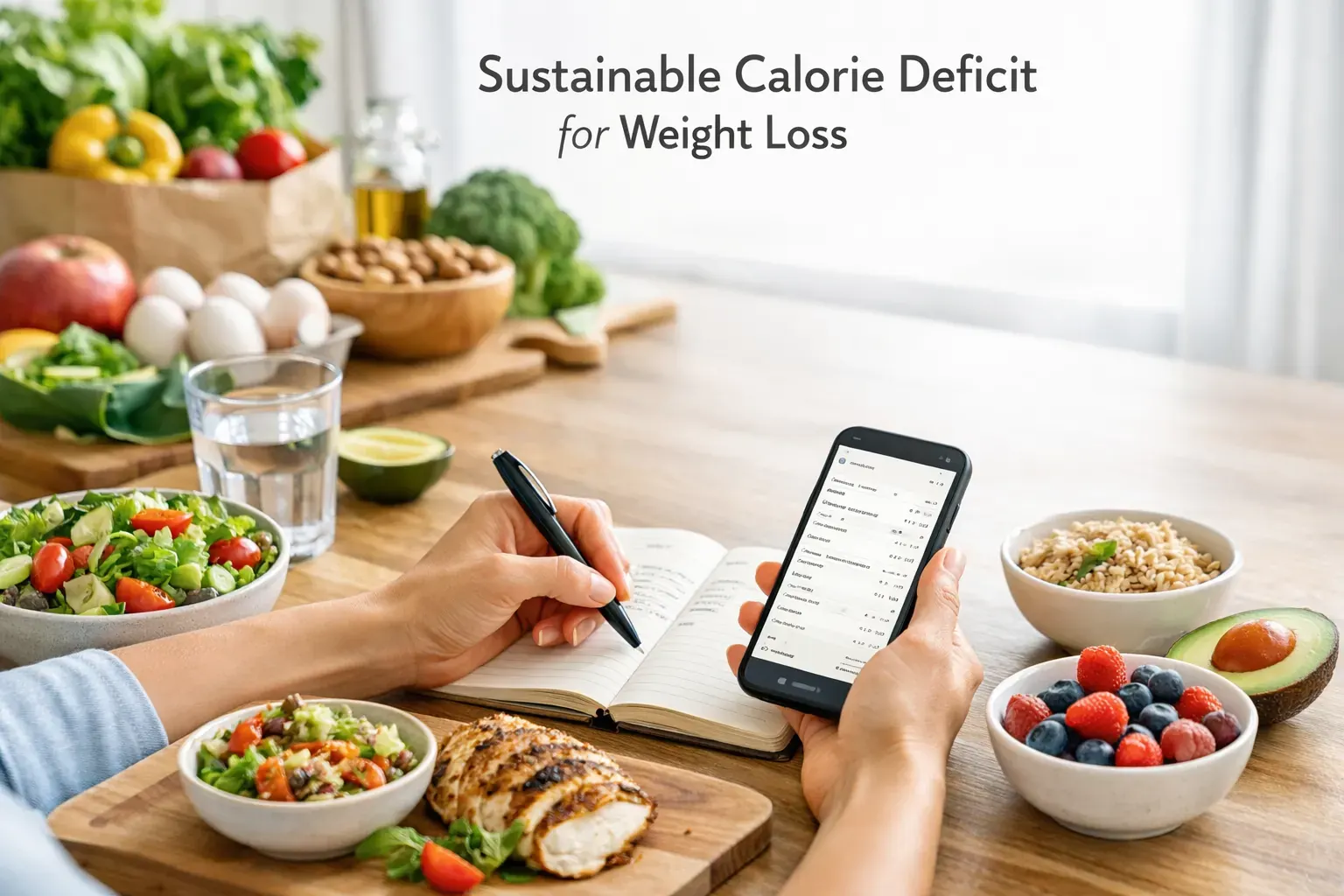 صورة توضيحية لمقال Calorie Bank Credit حول عجز سعرات حرارية مستدام لفقدان الوزن